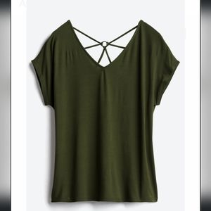 Papermoon Olive color t shirt size XL